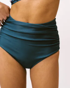 Coastal Ruched High Rise Bottom