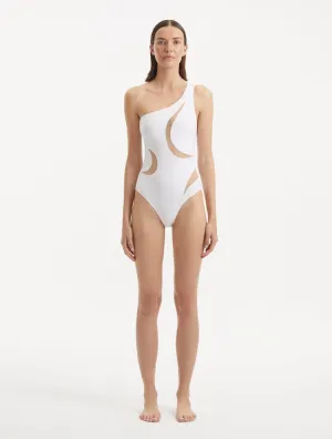 Delta White Swimsuit