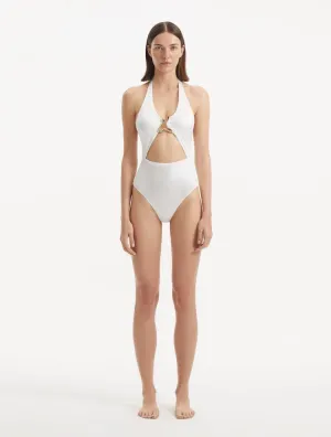 Dwyn White Swimsuit