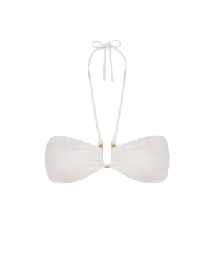 Firenze Callie Bandeau Top - White