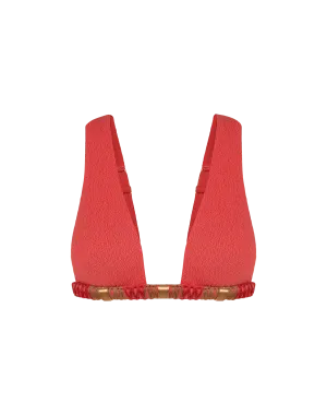 Firenze Sally Parallel Tri Top - Raspberry