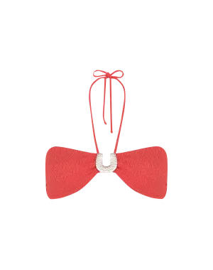 Firenze Sami Bandeau Top - Raspberry