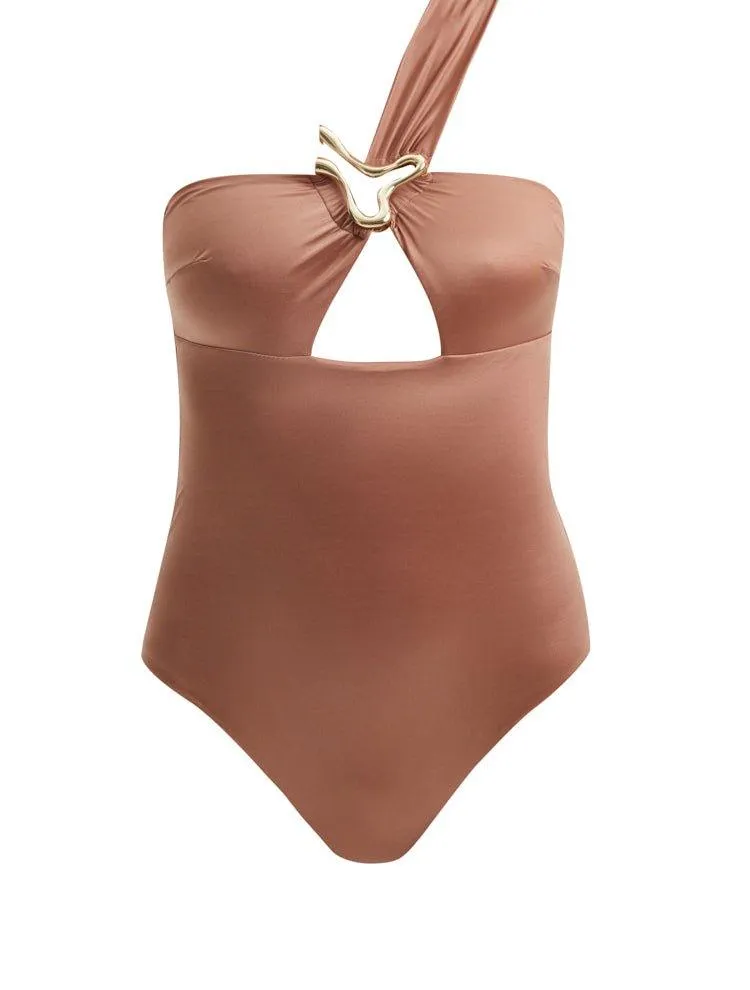 Halin Brown Swimsuit