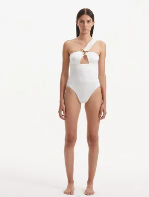 Halin White Swimsuit