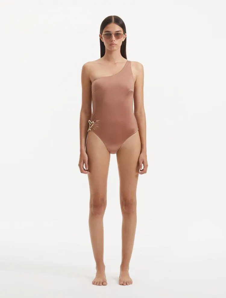 Kaimana Brown Swimsuit