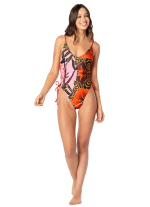 Maaji Pink Hibiscus Lyla Classic One Piece