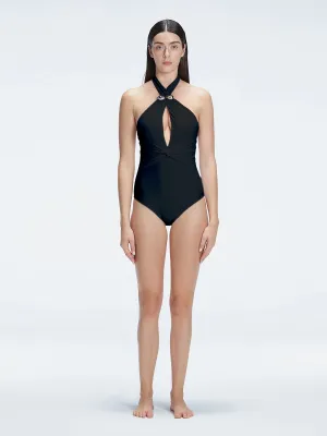 Rosamund High Neck One Piece Swimsuit