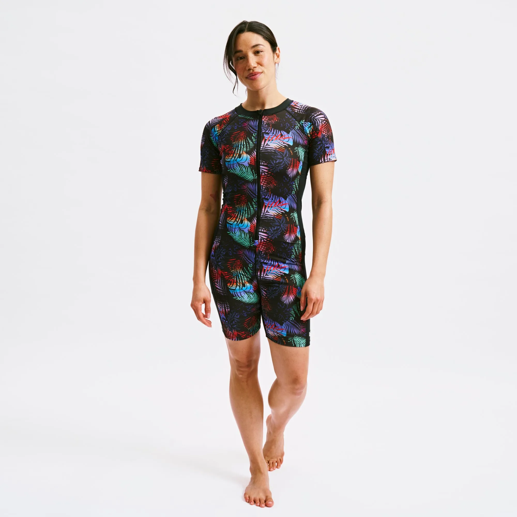 Swim 6" Unisuit - Palm Dreams