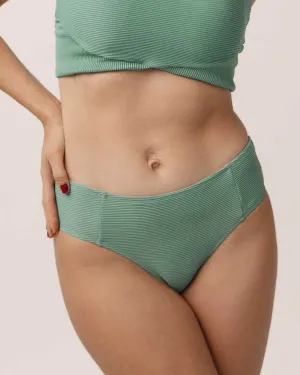 Textured Pine Bikini Bottom